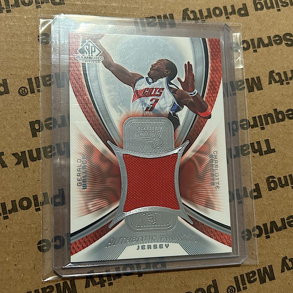 Gerald Wallace ‘05 Upper Deck SP Game Used Jersey Card